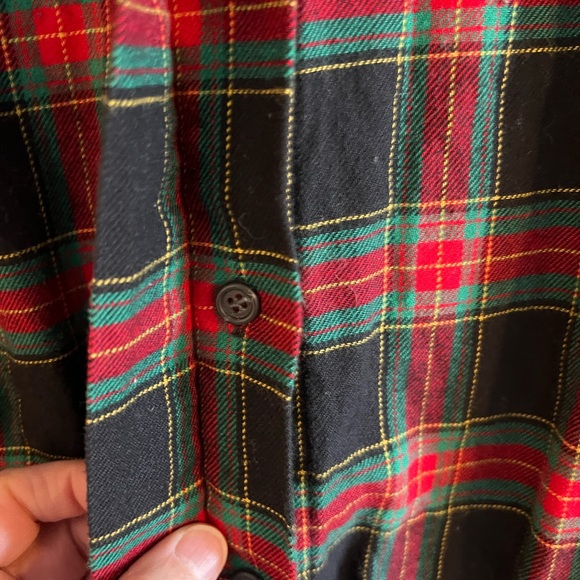 Charter Club Vintage Flannel Shirt. Size 14. - Picture 7 of 7